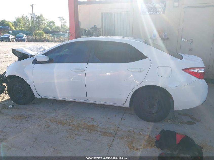 2015 Toyota Corolla L VIN: 2T1BURHEXFC235487 Lot: 42257276