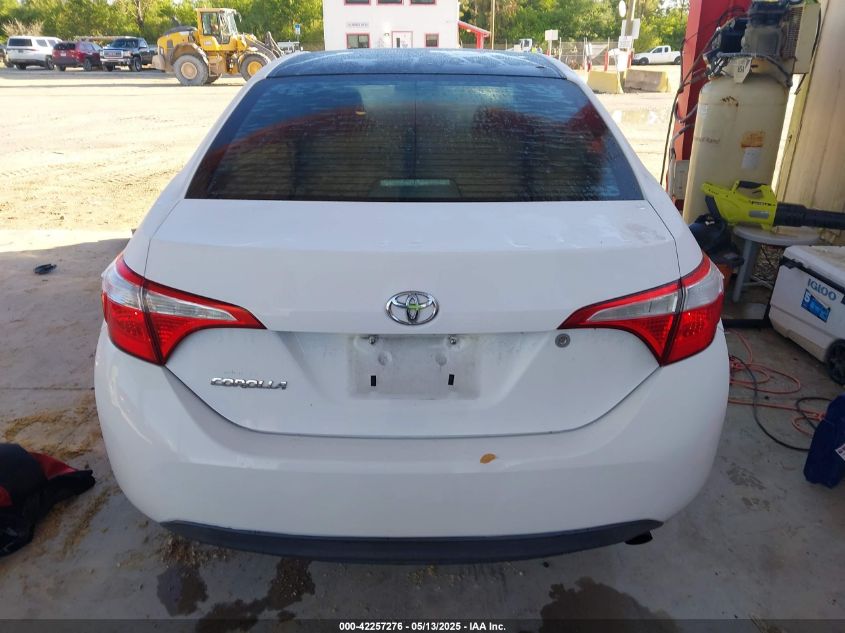 2015 Toyota Corolla L VIN: 2T1BURHEXFC235487 Lot: 42257276