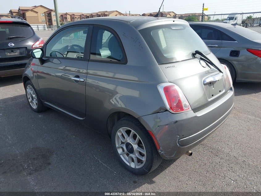 2012 FIAT 500 VIN: 3C3CFFAR7CT124595