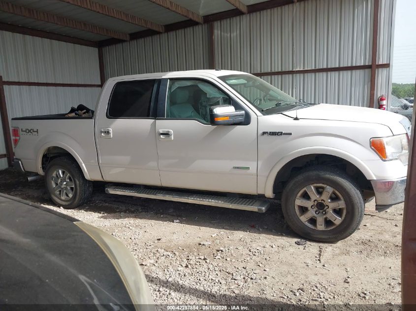 2013 Ford F-150 Lariat VIN: 1FTFW1ET7DKE87225 Lot: 42257854