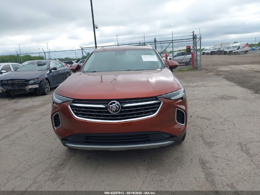 2021 Buick Envision Fwd Essence VIN: LRBFZNR43MD108709 Lot: 42257913