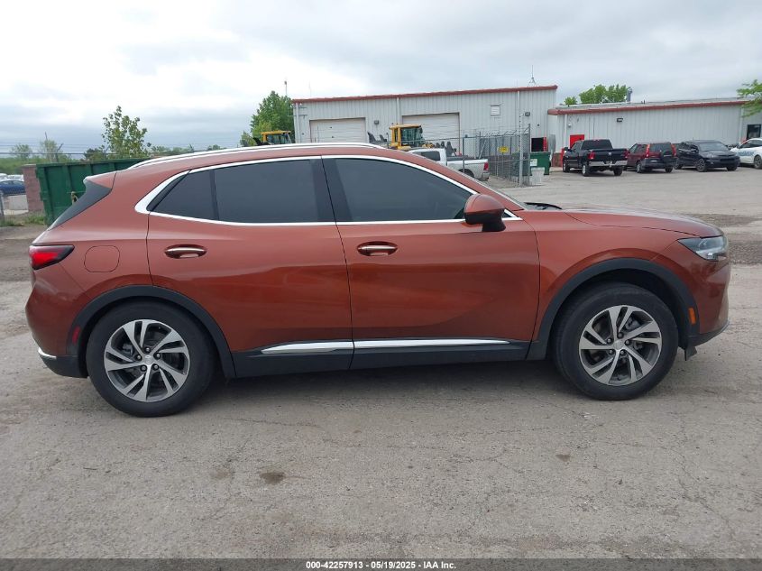 2021 Buick Envision Fwd Essence VIN: LRBFZNR43MD108709 Lot: 42257913