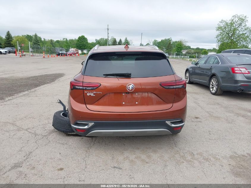 2021 Buick Envision Fwd Essence VIN: LRBFZNR43MD108709 Lot: 42257913