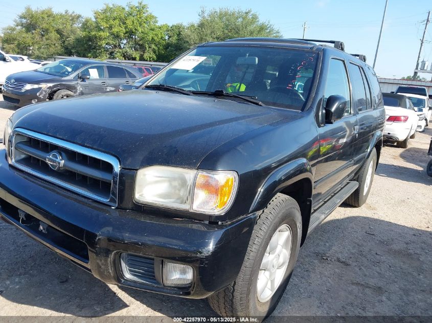 2001 Nissan Pathfinder Le VIN: JN8DR09X21W580913 Lot: 42257970