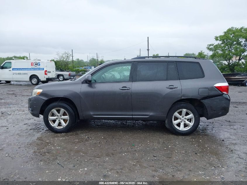 2009 Toyota Highlander VIN: JTEES41A192137606 Lot: 42258890