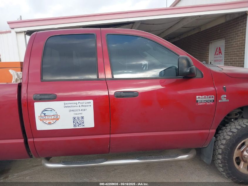 2009 Dodge Ram 2500 Slt VIN: 3D7KS28L29G517568 Lot: 42259035