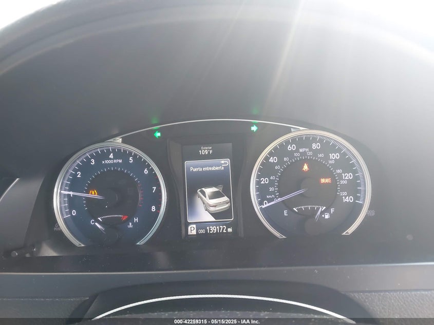 2015 Toyota Camry Le VIN: 4T1BF1FK6FU022300 Lot: 42259315