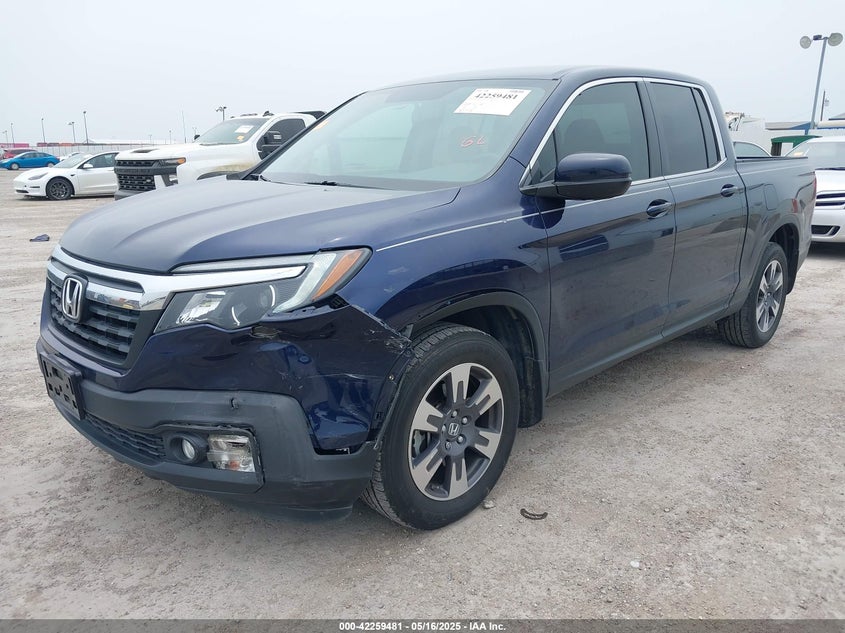2017 HONDA RIDGELINE RTL-T - 5FPYK2F60HB011718