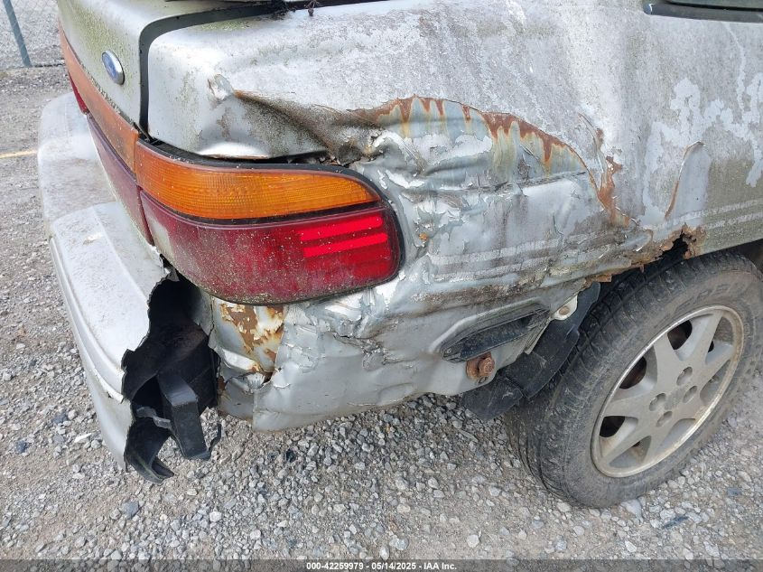 1996 Ford Escort Lx VIN: 1FASP11J9TW180412 Lot: 42259979