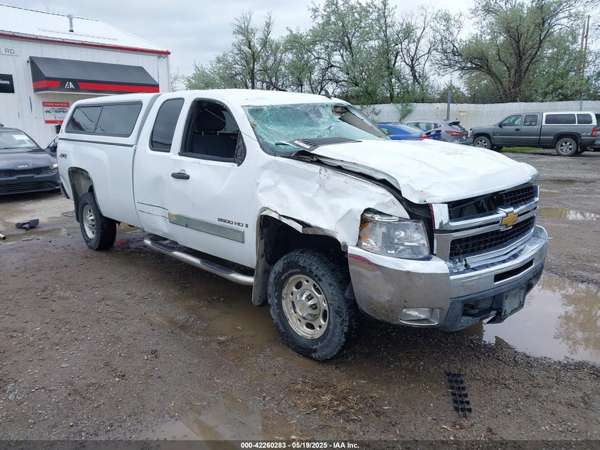 2008 Chevrolet Silverado 2500Hd Lt1 white truck diesel 1GCHK29648E162325 photo #1