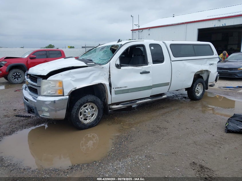 2008 Chevrolet Silverado 2500Hd Lt1 white truck diesel 1GCHK29648E162325 photo #3