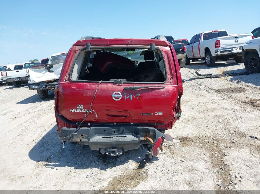 2009 Nissan Armada Se VIN: 5N1BA08D09N614281 Lot: 42260900