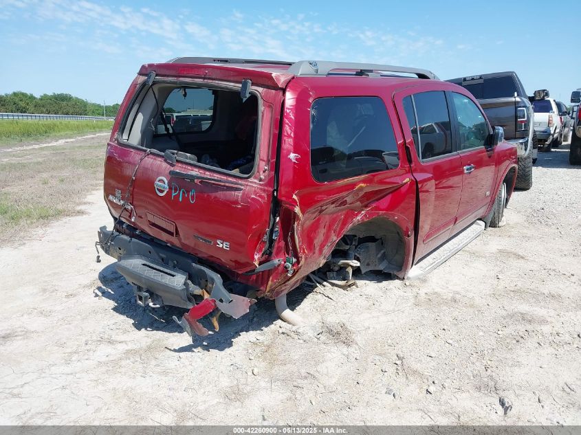 2009 Nissan Armada Se VIN: 5N1BA08D09N614281 Lot: 42260900