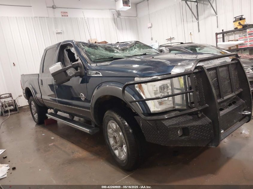 2015 Ford F-350 Lariat blue truck diesel 1FT8W3BT9FEB69617 photo #1