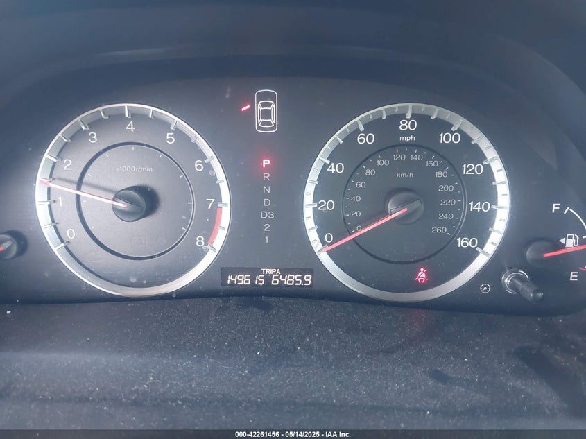 2012 HONDA ACCORD VIN: 1HGCP2F86CA073603