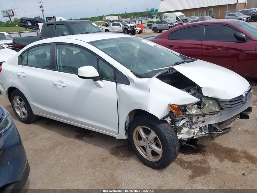 2012 Honda Civic Natural Gas VIN: 19XFB5F5XCE003181 Lot: 42262088