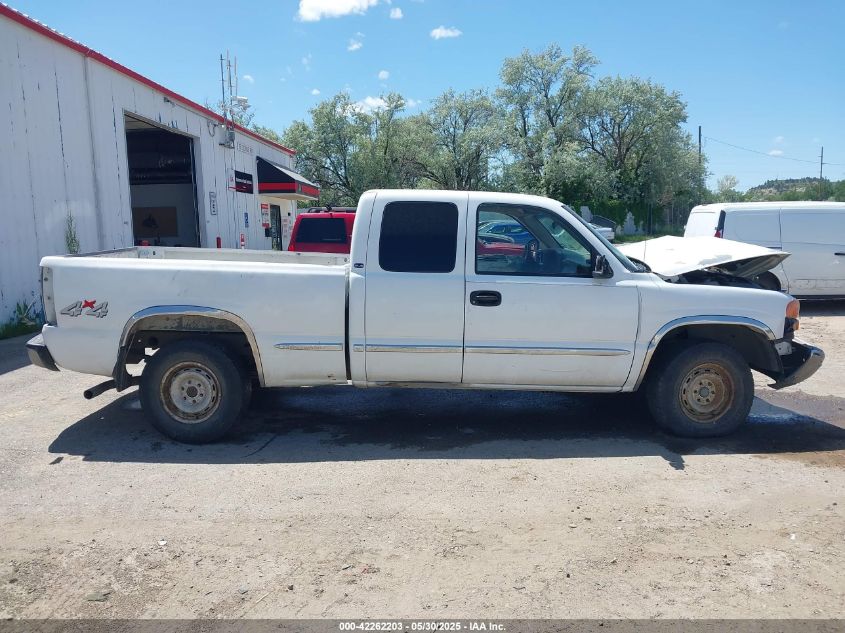 1999 GMC Sierra 1500 Sle VIN: 2GTEK19T7X1525932 Lot: 42262203