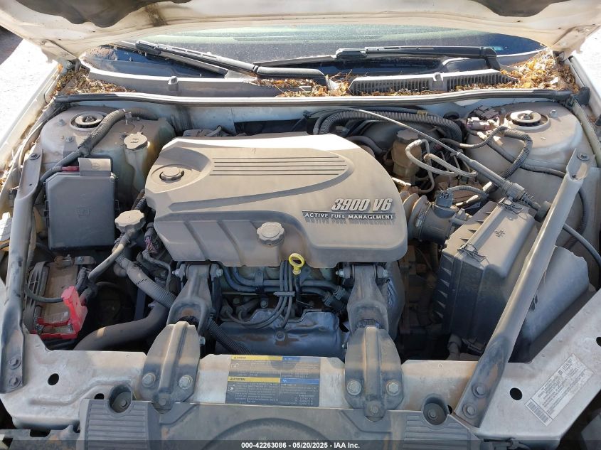 2007 Chevrolet Impala Ltz VIN: 2G1WU58R379141278 Lot: 42263086