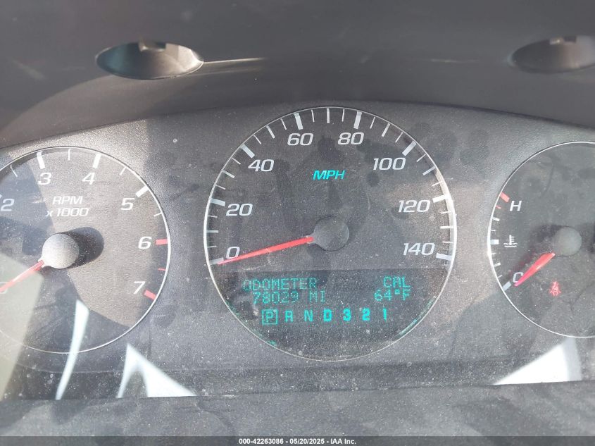 2007 Chevrolet Impala Ltz VIN: 2G1WU58R379141278 Lot: 42263086