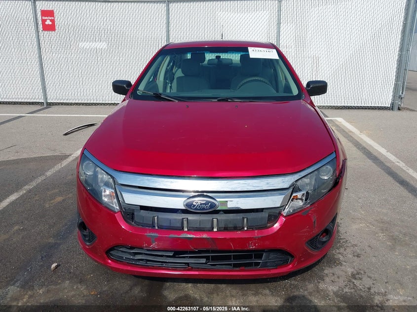 2012 Ford Fusion S VIN: 3FAHP0GA8CR256149 Lot: 42263107