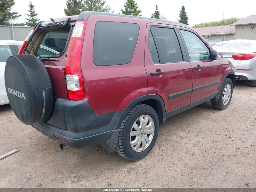 2006 HONDA CR-V VIN: SHSRD78856U402842