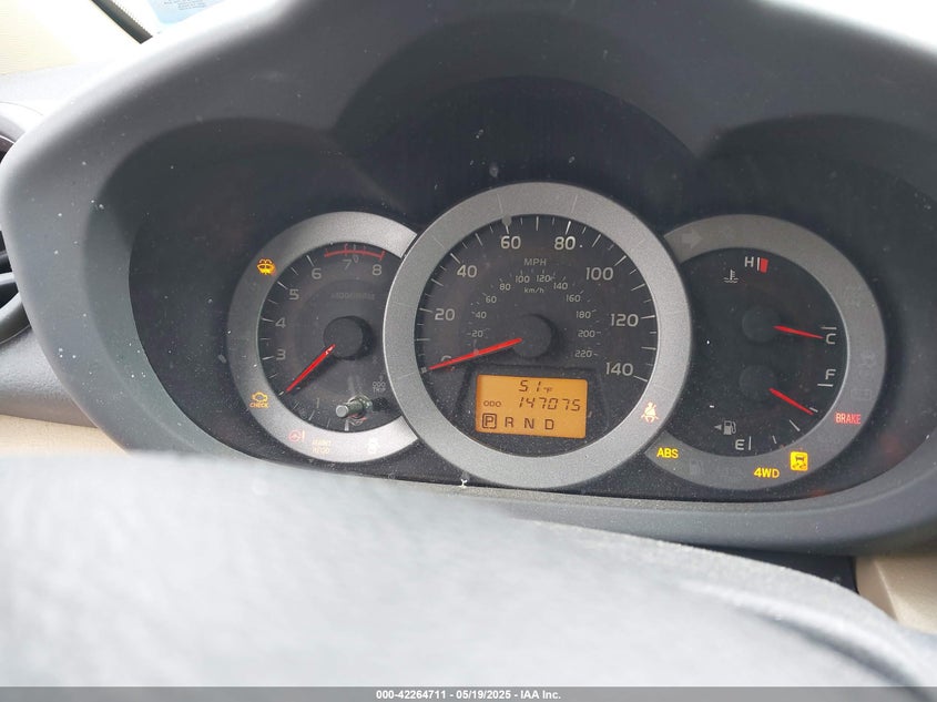 2011 TOYOTA RAV4 VIN: 2T3BF4DV7BW099693
