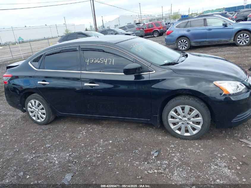2015 Nissan Sentra S/Sv/Sr/Sl VIN: 3N1AB7AP9FL6AFG15 Lot: 42265471