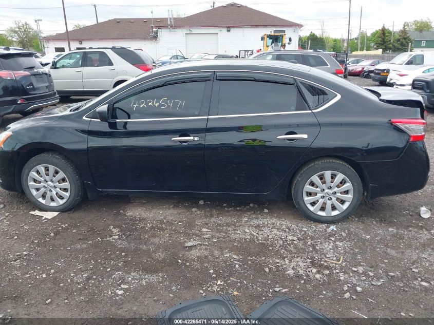 2015 Nissan Sentra S/Sv/Sr/Sl VIN: 3N1AB7AP9FL6AFG15 Lot: 42265471
