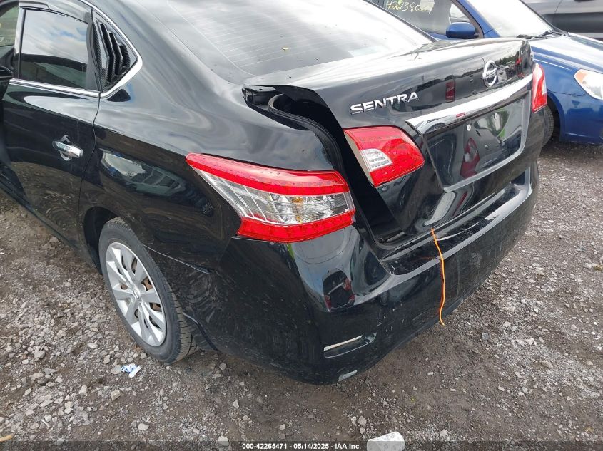 2015 Nissan Sentra S/Sv/Sr/Sl VIN: 3N1AB7AP9FL6AFG15 Lot: 42265471