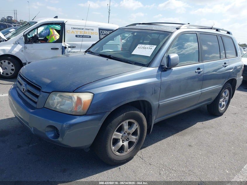 2006 TOYOTA HIGHLANDER VIN: JTEGP21A560104453