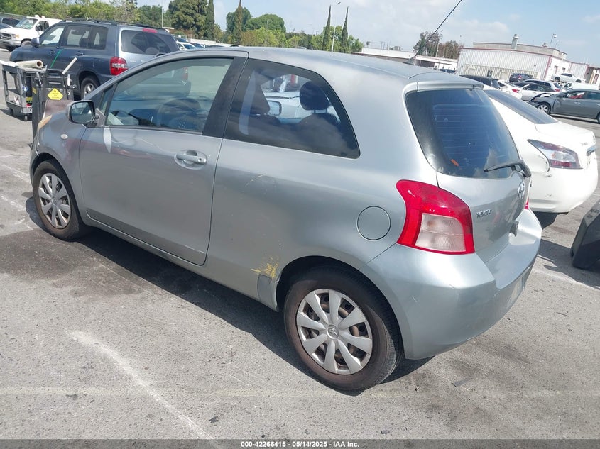2007 TOYOTA YARIS VIN: JTDJT923075047727