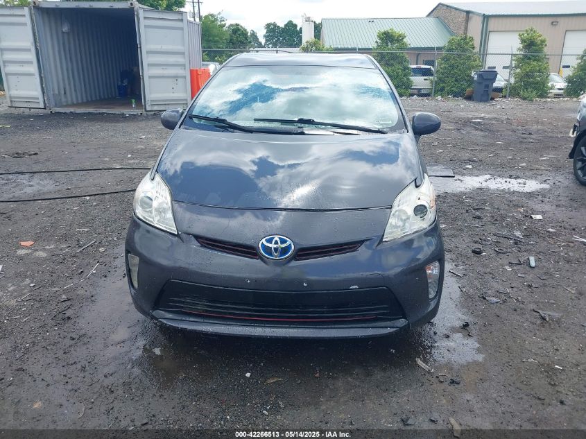 2012 Toyota Prius Two VIN: JTDKN3DU8C5418712 Lot: 42266513