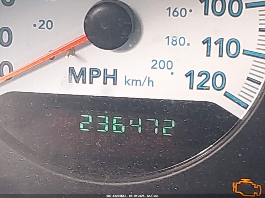 2005 Dodge Caravan VIN: 2D4CP44L25R2 Lot: 42266553