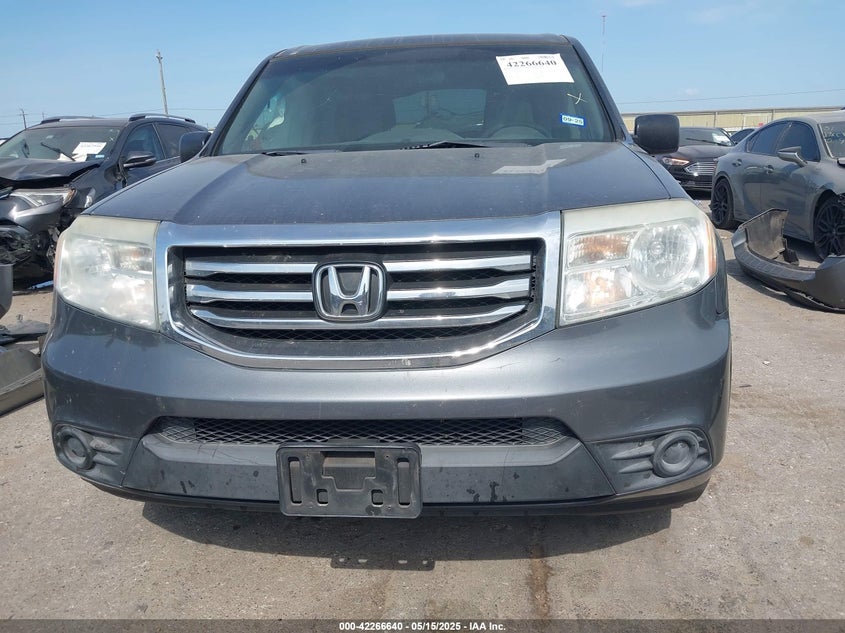 2013 HONDA PILOT VIN: 5FNYF4H22DB028453