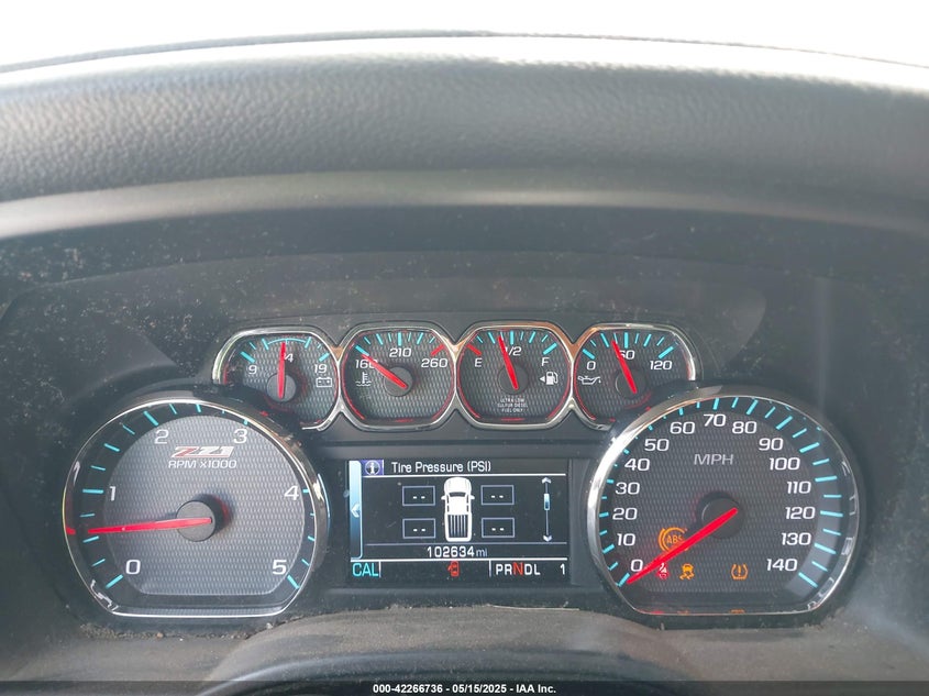 2017 CHEVROLET SILVERADO 2500HD LTZ - 1GC1KWEY0HF196529