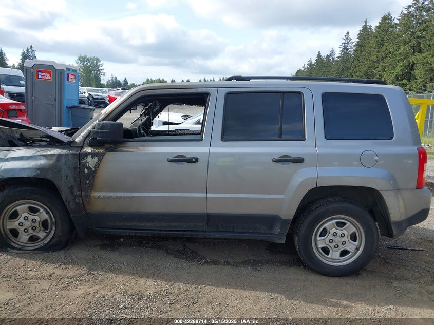 2017 JEEP PATRIOT SPORT FWD - 1C4NJPBB8HD202955