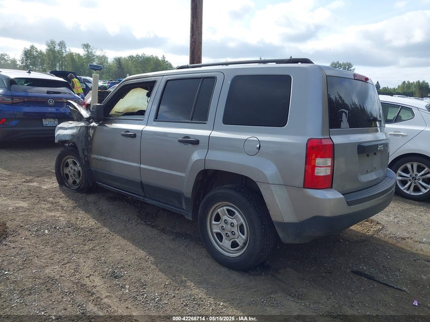 2017 JEEP PATRIOT SPORT FWD - 1C4NJPBB8HD202955