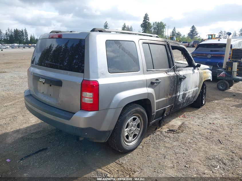 2017 JEEP PATRIOT SPORT FWD - 1C4NJPBB8HD202955