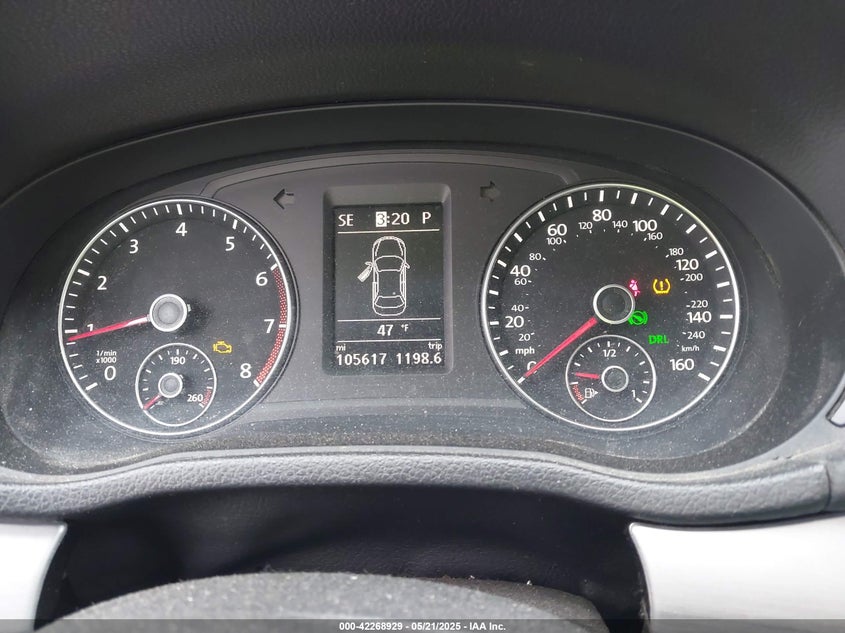 2013 VOLKSWAGEN PASSAT 2.5L SE - 1VWBP7A32DC103783