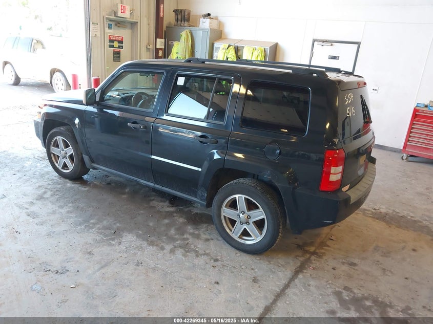 2008 JEEP PATRIOT VIN: 1J8FT28W68D664256