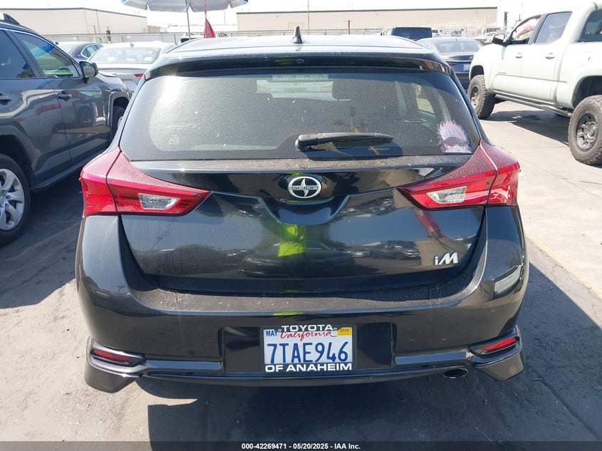 2016 TOYOTA SCION IM VIN: JTNKARJEXGJ513132