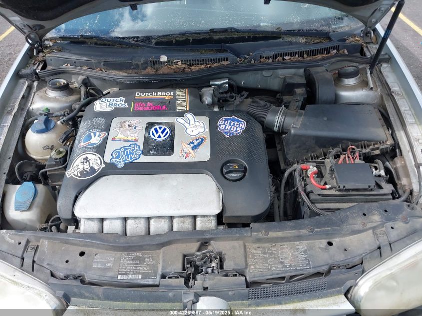 2003 Volkswagen Gti Vr6 VIN: 9BWDH61J134053538 Lot: 42269587