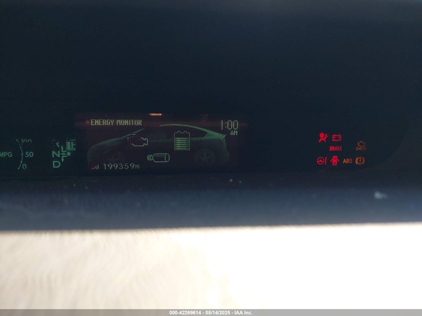 2013 TOYOTA PRIUS VIN: JTDKN3DU2D1724412