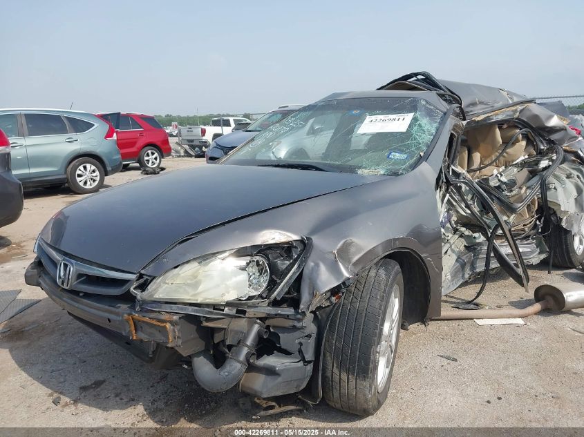 2007 Honda Accord 2.4 Ex VIN: 1HGCM568X7A078934 Lot: 42269811