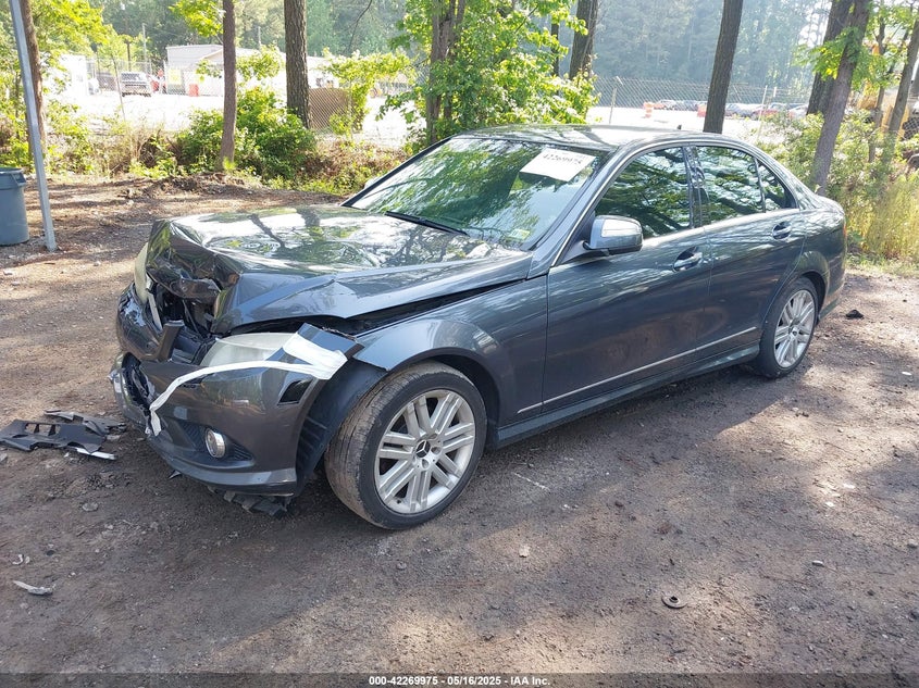 2008 MERCEDES-BENZ C VIN: WDDGF54X98F082178