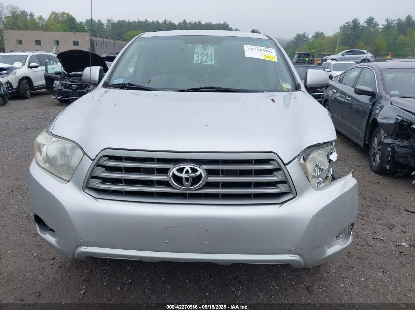 2008 Toyota Highlander VIN: JTEES41A382070067 Lot: 42270986