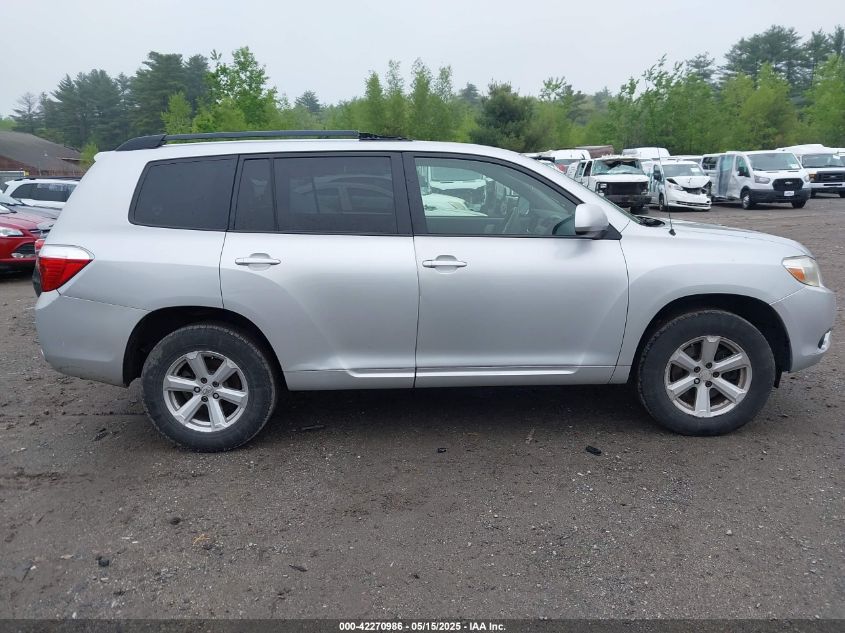 2008 Toyota Highlander VIN: JTEES41A382070067 Lot: 42270986