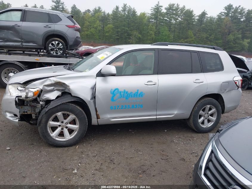 2008 Toyota Highlander VIN: JTEES41A382070067 Lot: 42270986