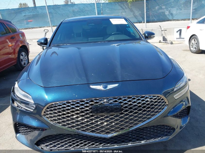 2022 Genesis G70 3.3T Rwd VIN: KMTG54TE2NU082023 Lot: 42271871