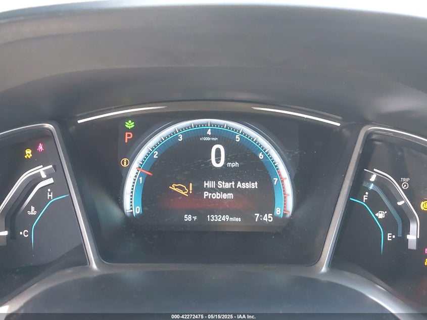 2016 HONDA CIVIC VIN: 2HGFC2F78GH570997